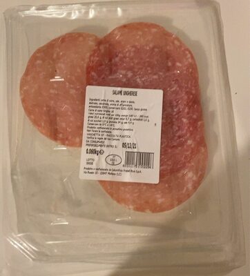 Salame ungherese front packaging