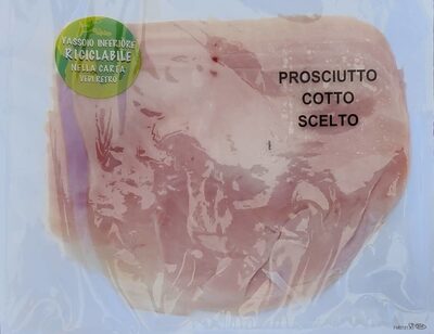 Prosciutto cotto scelto