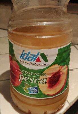 Succo e polpa di pesca