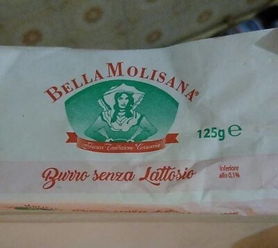 Burro senza lattosio front packaging