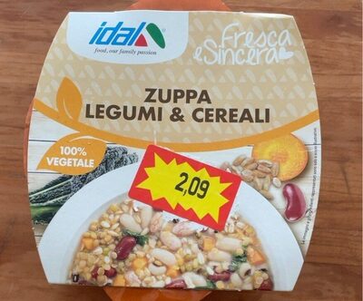 Zuppa legumi e cereali