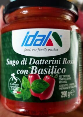 Sugo di datterini rossi con basilico