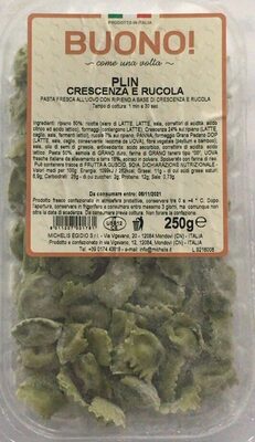 Plin crescenza e rucola