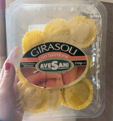 Girasoli con Salmone front packaging