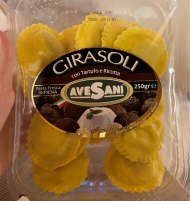 Girasoli con tartufo e ricotta