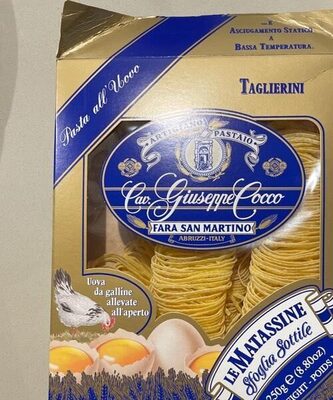 Taglierini front packaging