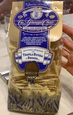 Pasta di semola front packaging