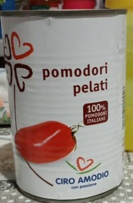 Pomodori pelati front packaging