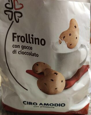 Frollino con gocce di cioccolato