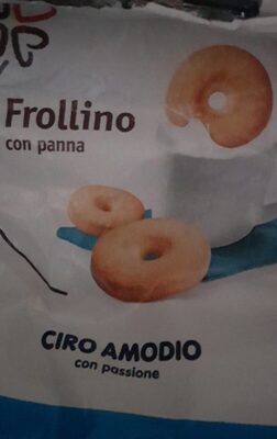 Frollino con panna front packaging
