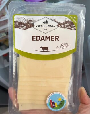 Edamer a fette front packaging