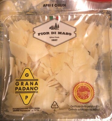 Grana padano front packaging