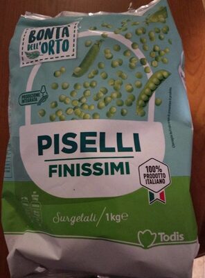 Piselli finissimi front packaging