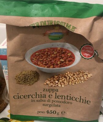 Zuppa cicerchia e lenticchie