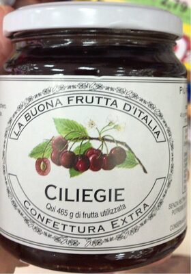 Confettura ciliegie front packaging
