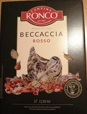 Beccaccia rosso front packaging