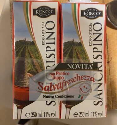 VINO ROSSO D’ITALIA front packaging