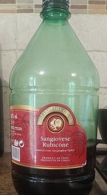 Sangiovese Rubicone front packaging