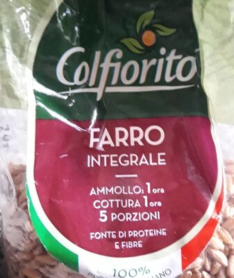Farro integrale front packaging