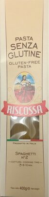 Pasta senza glutine front packaging