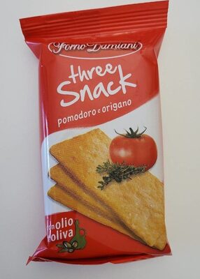 Three Snack front packaging