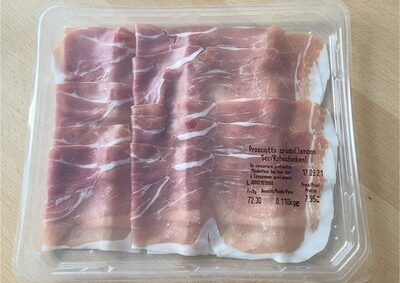 Prosciutto crudo front packaging