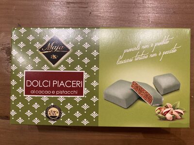 Dolci Piaceri al Cacao e Pistacchi front packaging