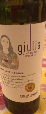 Giulia vino rosso d’Italia