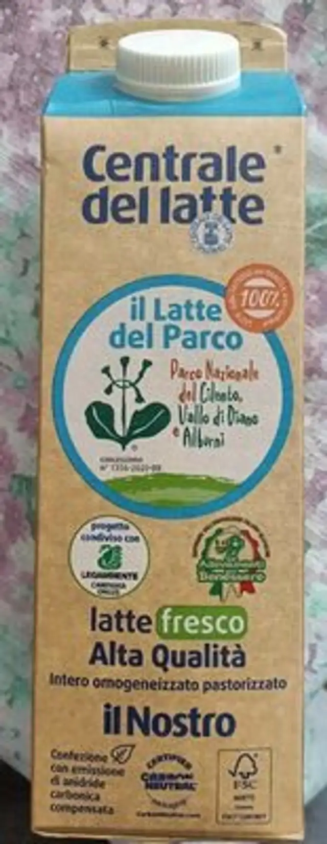 Il latte del parco front packaging