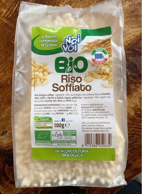 Riso soffiato bio front packaging
