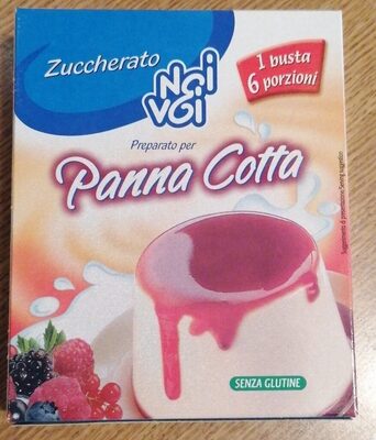 Preparato per panna cotta front packaging