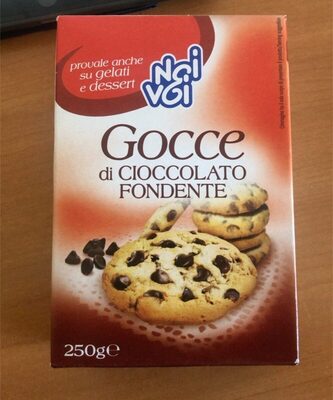 Gocce di ciocolato fondente