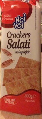 Crackers salati in superficie