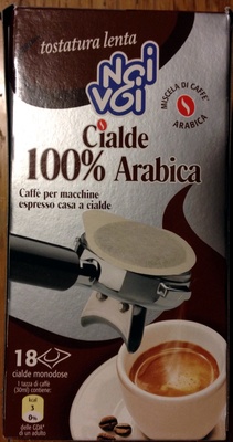 Cialde 100% Arabica front packaging