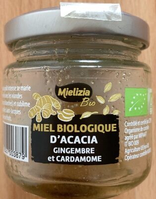 Miel biologique d’acacia front packaging
