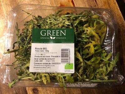 Rucula bio front packaging