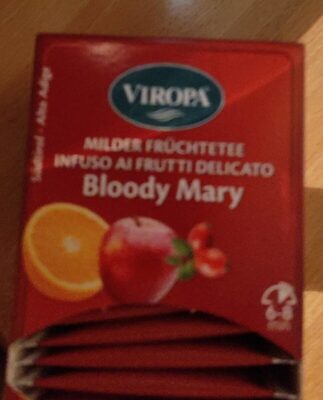 Infuso ai frutti front packaging