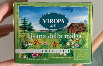 Tisana della malga front packaging