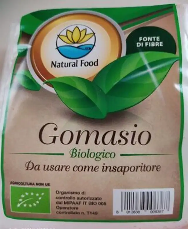 Gomasio front packaging