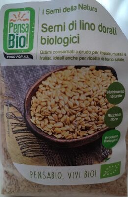 Semi di lino dorati biologici