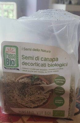 Semi di canapa decorticati biologici front packaging