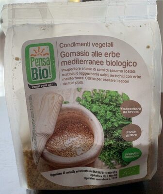 Gomasio alle erbe biologico front packaging