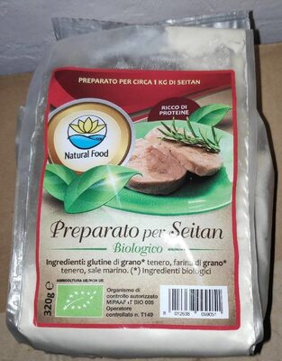 Preparato per seitan front packaging