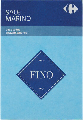 Sale marino fino front packaging