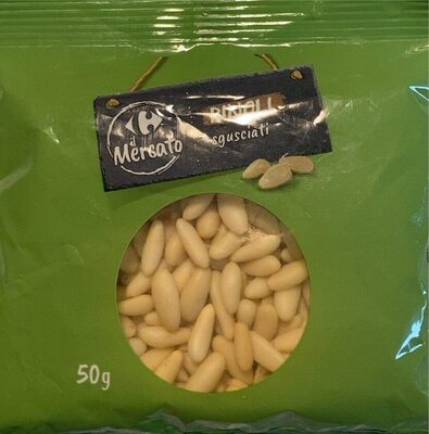 Pinoli sgusciati front packaging