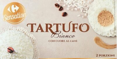 Tartufo bianco con cuore al caffè front packaging