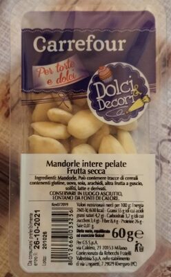 Mandorle intere pelate