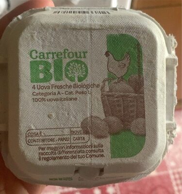 4 Uova Fresche Biologiche