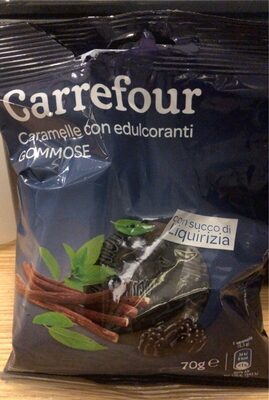 Caramelle con edulcoranti gommose