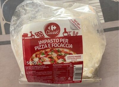 Impasto per pizza e focaccia